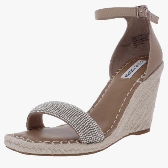 Steve Madden Rhinestone Submit Wedge Sandal - Picture 3 of 11